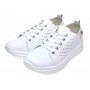 Pantofi dama casual din piele naturala - Latiffa Alb GSK3052A